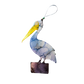 Pelican Ornament - Upcycled Art- Pelican Gift