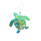 Swimming Sea Turtle Ornament- Upcycled Can - New Size