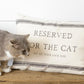 Reversible Pillow-Reserved for the dog/cat