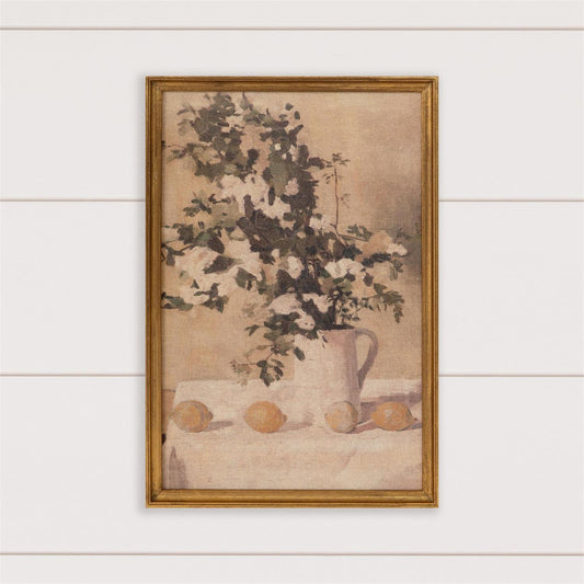 Framed Still Life with Lemons