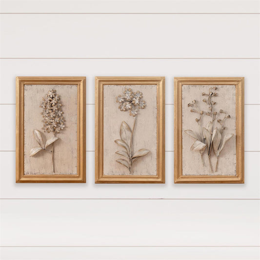 Dimensional framed botanicals