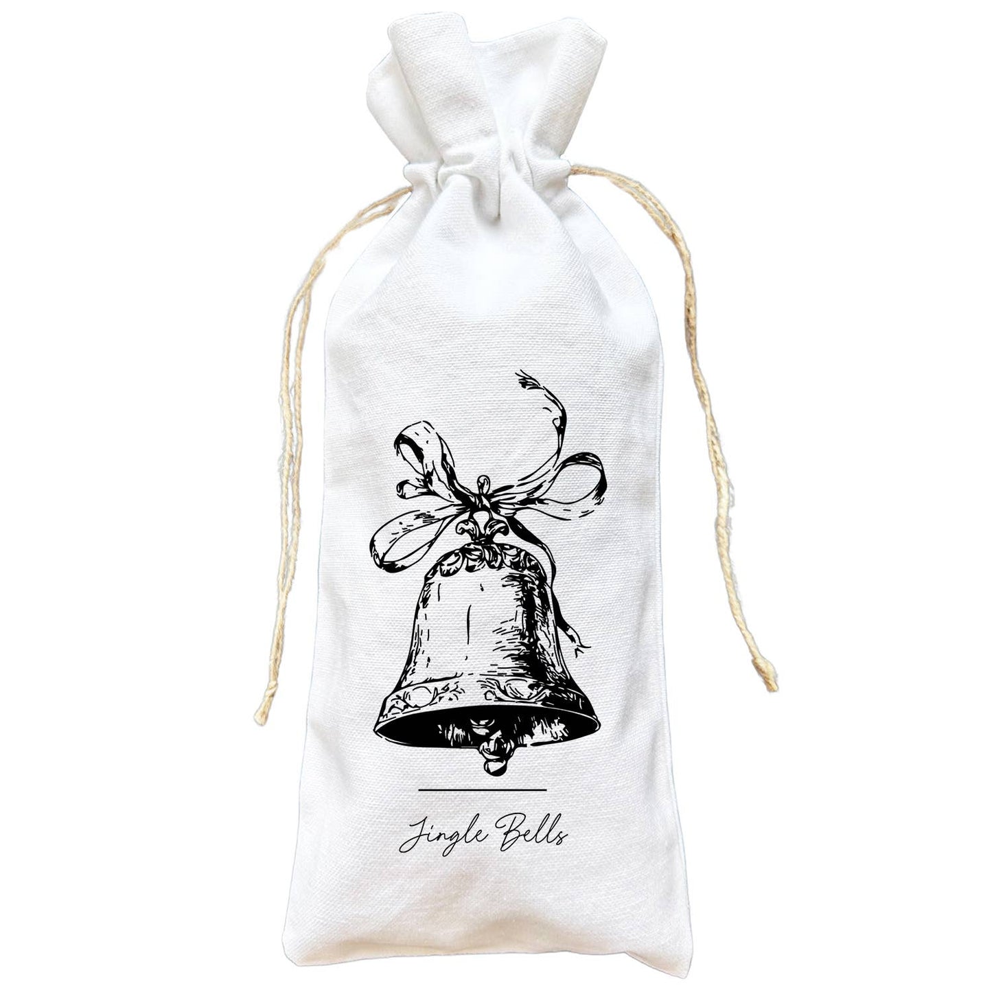 Jingle Bells Wine Bag