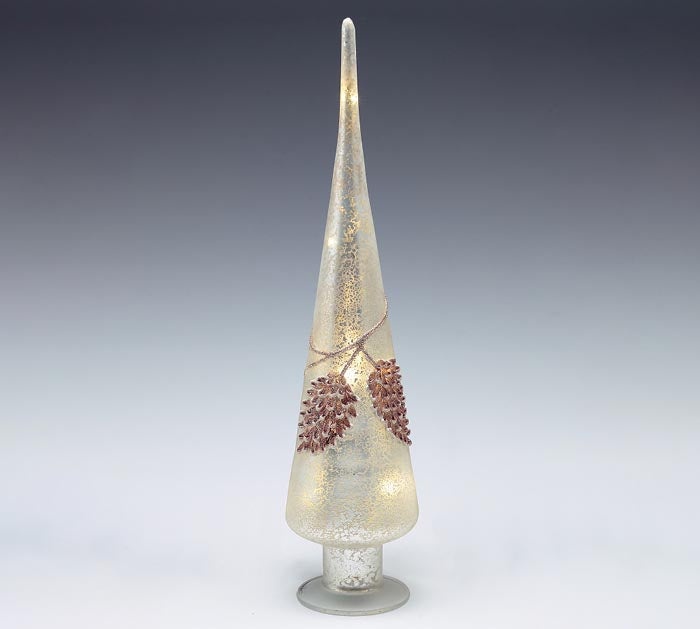 Glass Tree Pine Cone Tree