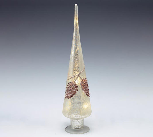 Glass Tree Pine Cone Tree