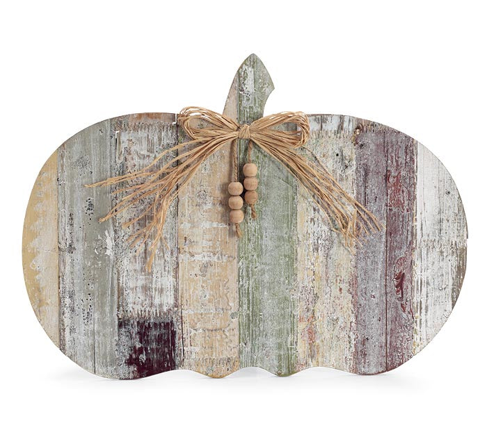 Wood Slat Pumpkin Decor
