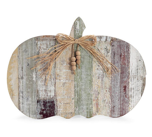 Wood Slat Pumpkin Decor