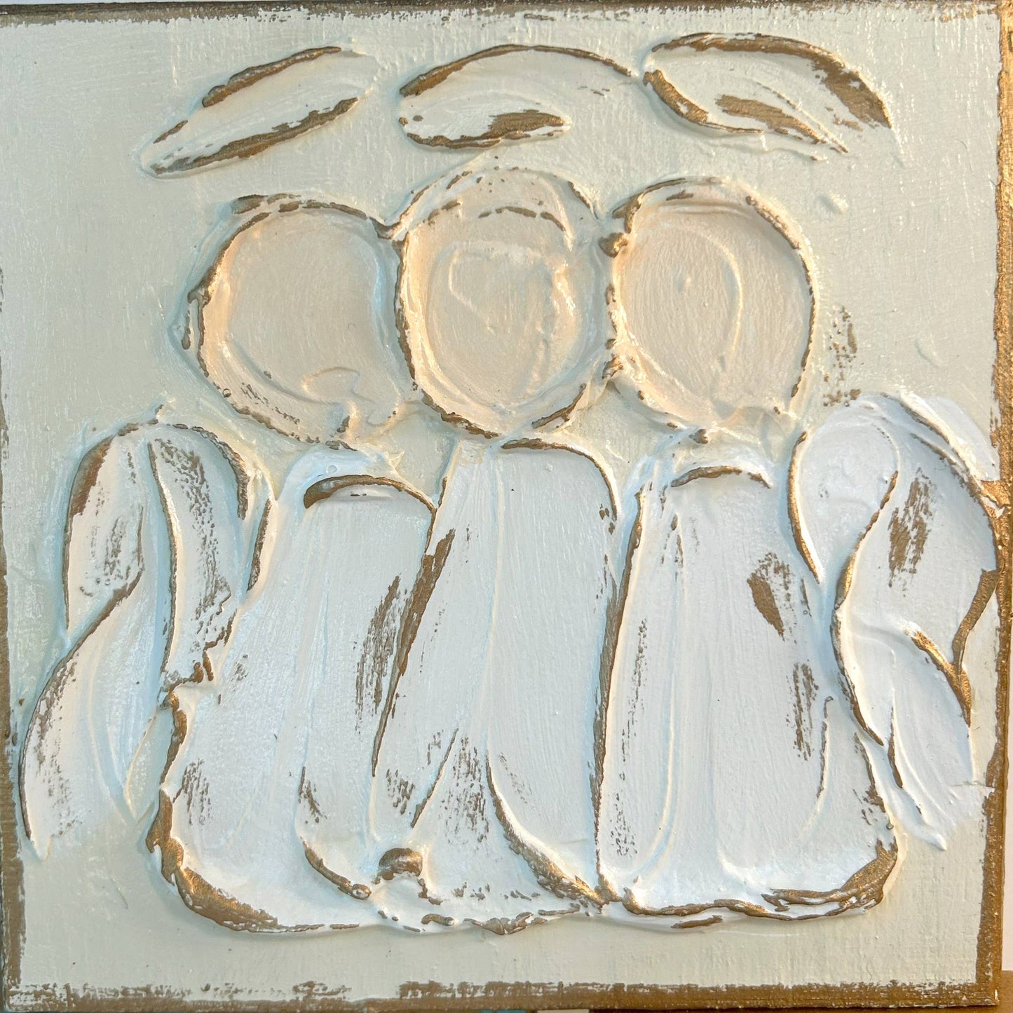 Sweet Friends | angel Christmas baby friendship heaven trio