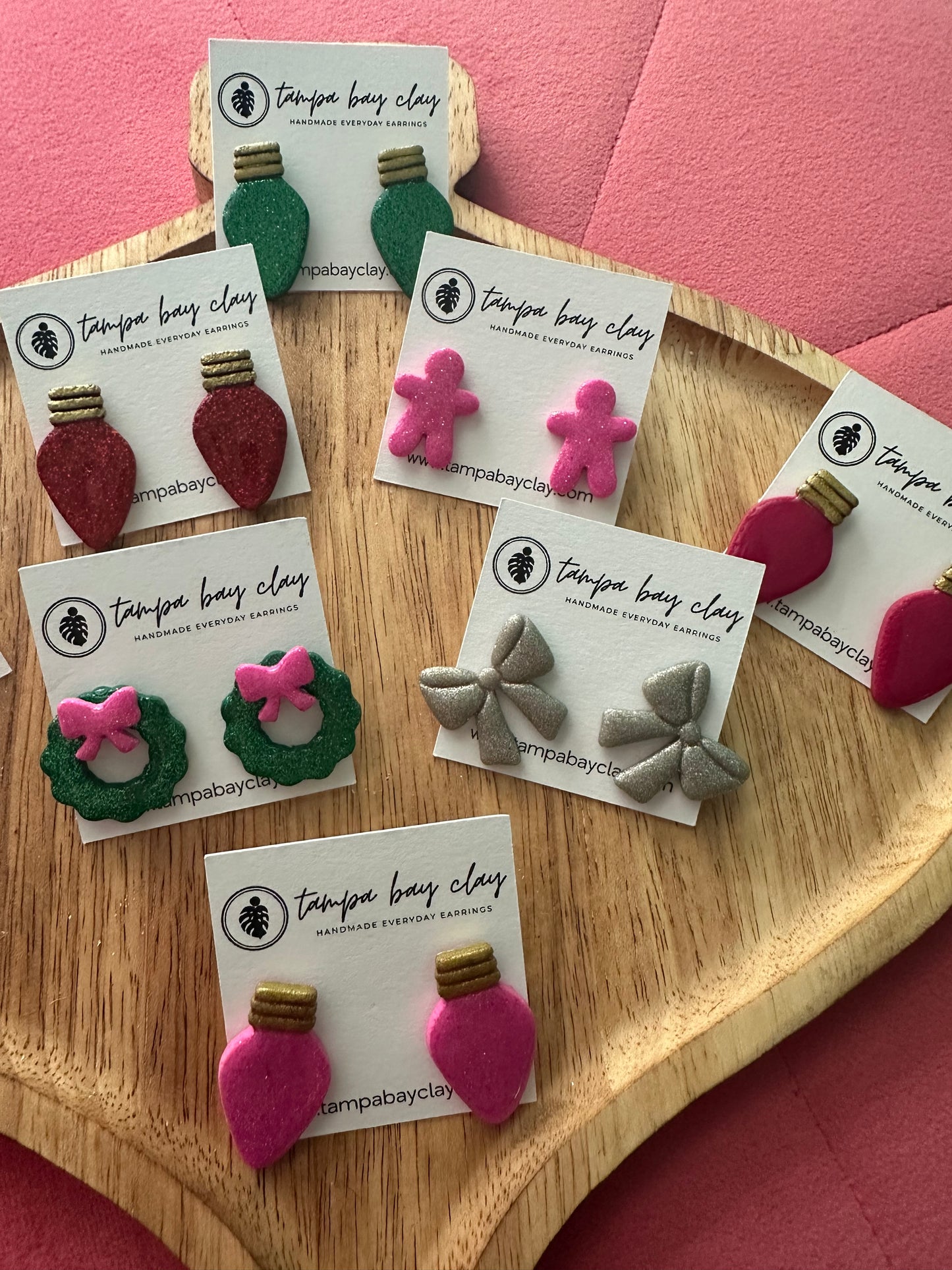 Polymer Clay and Resin Earring Holiday workshop, Thursday December 11th from 6pm-8pm
