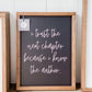 I Trust the Next Chapter | Christian Home Decor