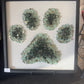 Crushed glass  framed art