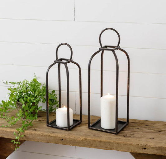 Arched Black Lanterns