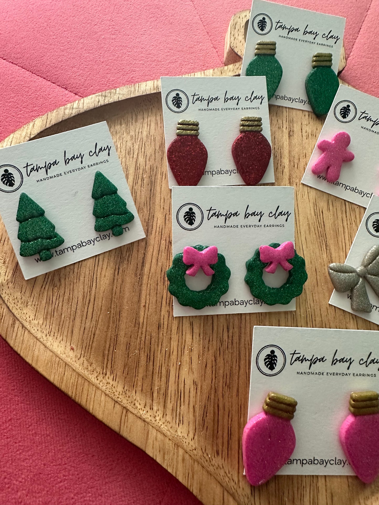 Polymer Clay and Resin Earring Holiday workshop, Thursday December 11th from 6pm-8pm