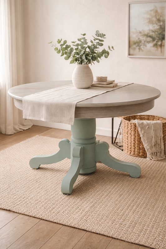 Meet “Maura” Round Pedestal table