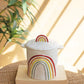 Ceramic rainbow canister