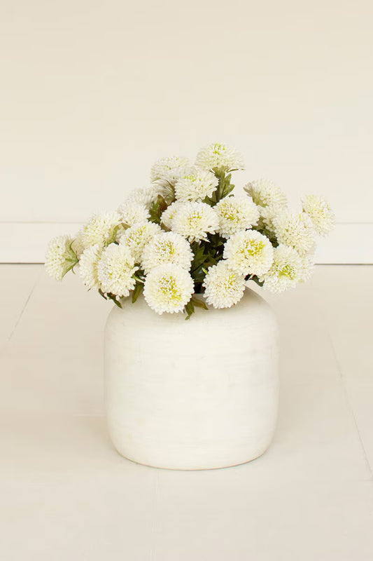 Real Touch White Dahlias