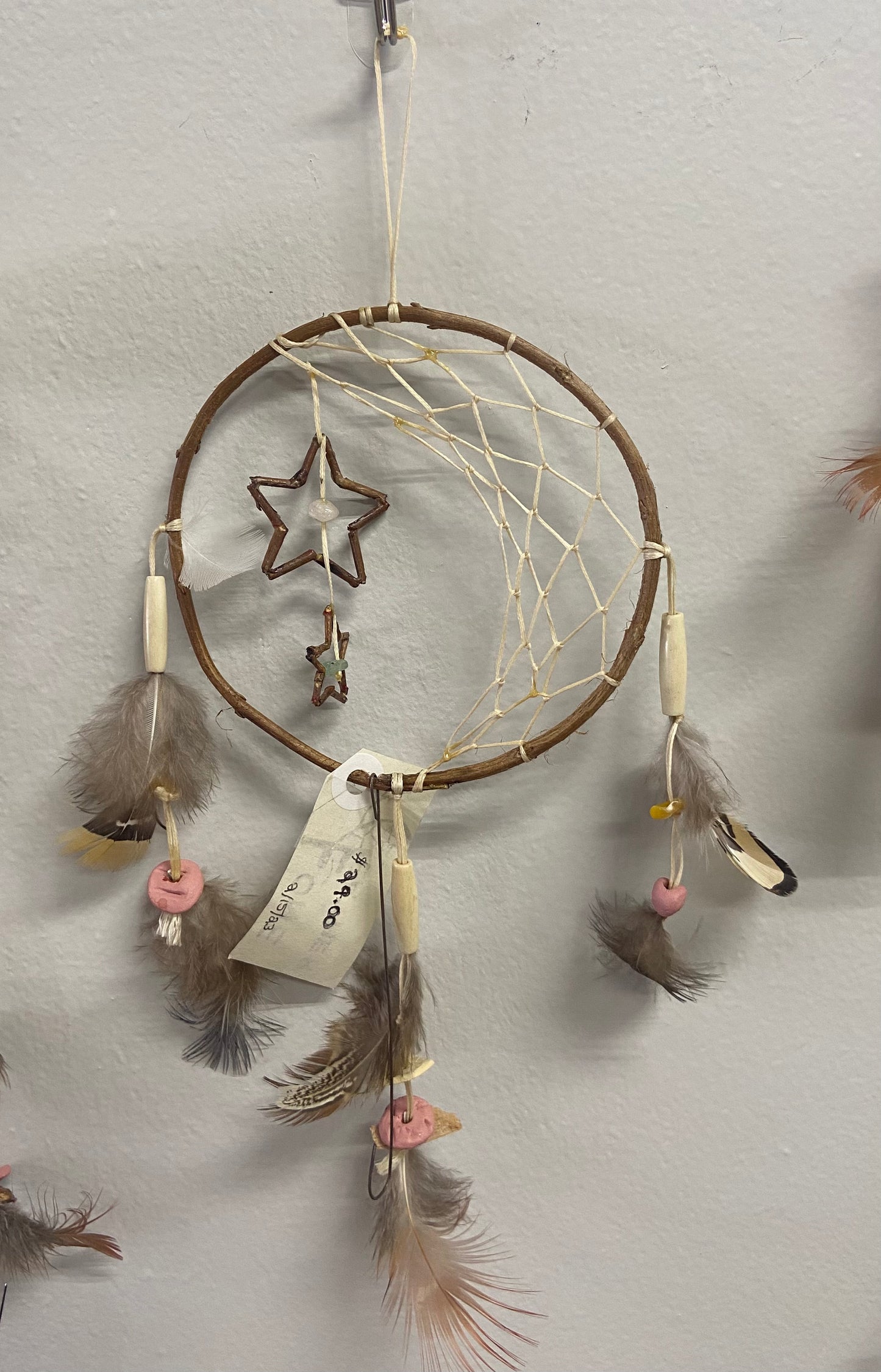 Large Star and Moon Dream Catcher