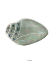 Hand-Painted Stoneware Sea Life Shaped Dish, Iridescent Finish, 8 Styles