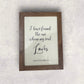 Bible verse framed prints