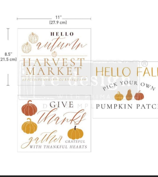 Fall festive Middy Transfer by Redesign with Prima