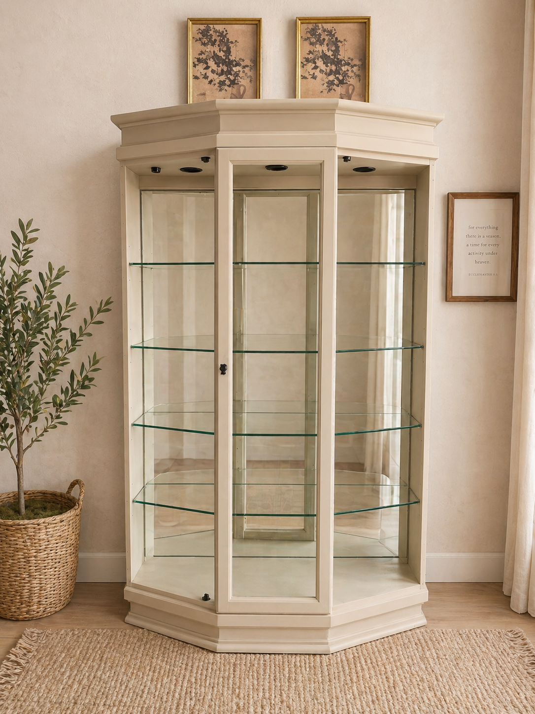 Meet “Lila” Glass display cabinet