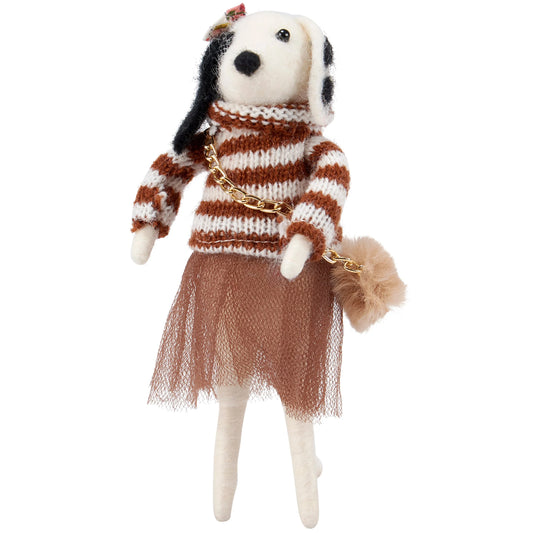 Brown dress dog critter