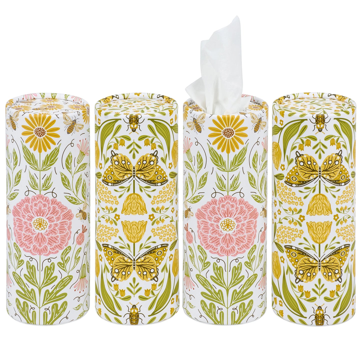Dragonfly Folk Art Tissue Box Set