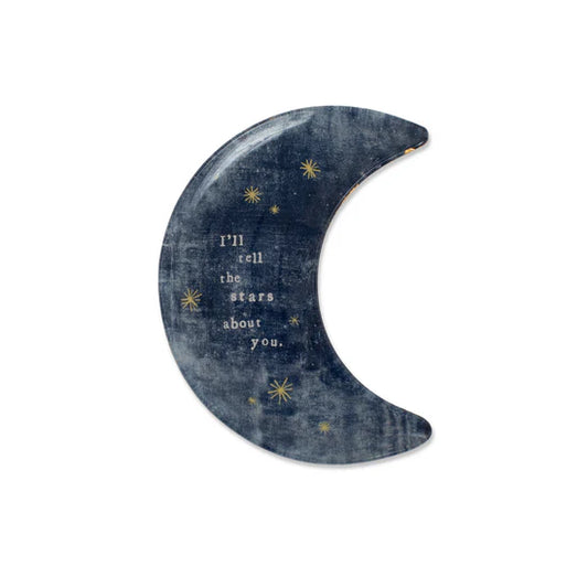 Moon shaped dish