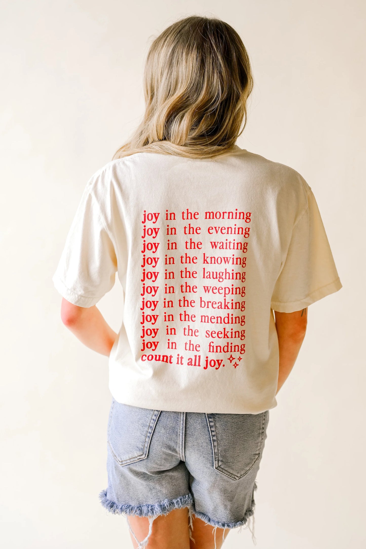 Count It All Joy Tee - Ivory