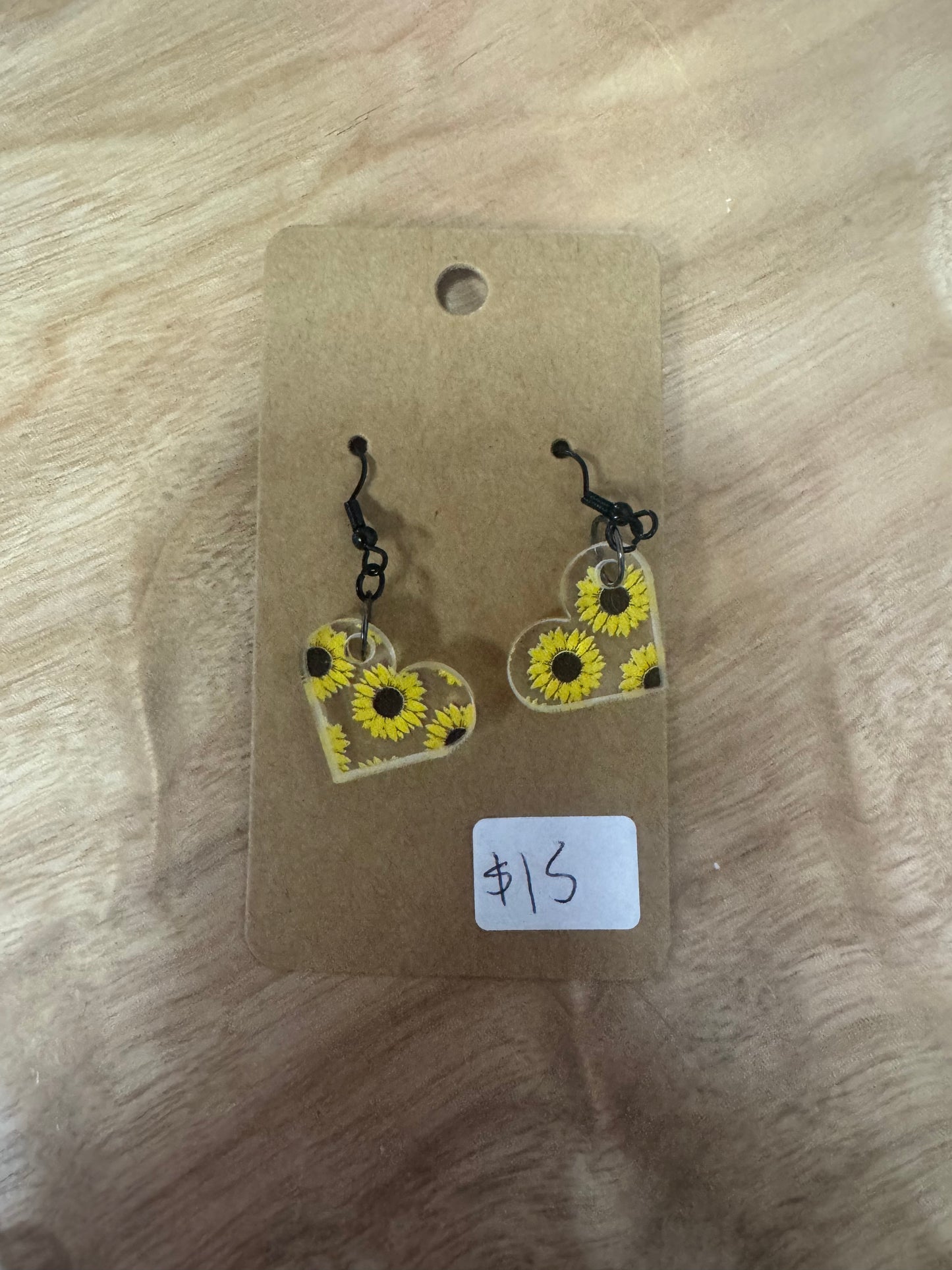 Local made earrings by the Chicks