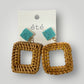 Rattan square hoops