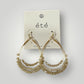 Crystal beaded hoops