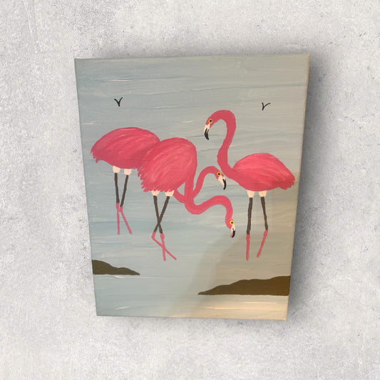 Flamingo canvas
