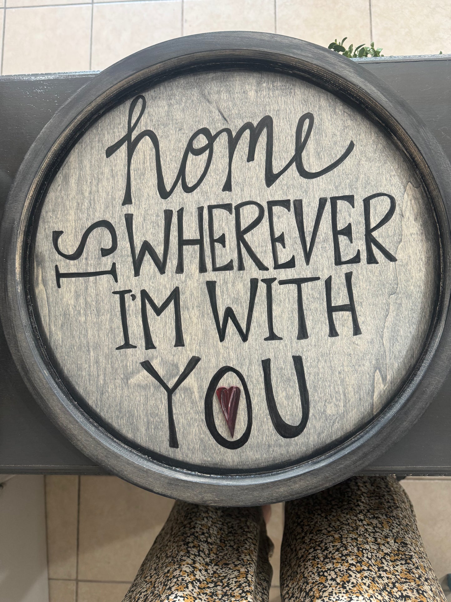 Home Is Wherever I’m With You Wall Art