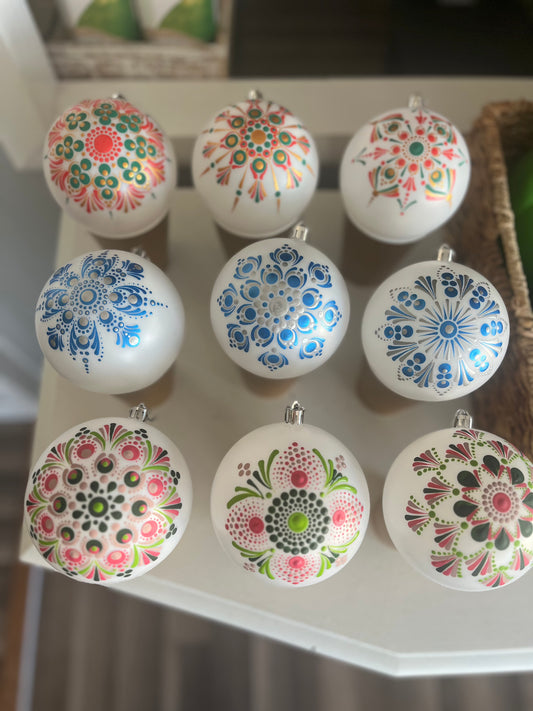 Mandala Holiday Ornament Painting Workshop Friday November 13th 6-8pm