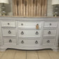 Meet “Lilian” solid wood dresser with Marble top