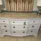 Meet “Lilian” solid wood dresser with Marble top