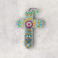 Beaded hanging crosses