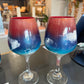 Ocean epoxy wine glasses