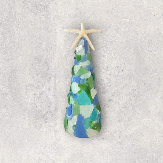 Large Handmade Seaglass Christmas tree