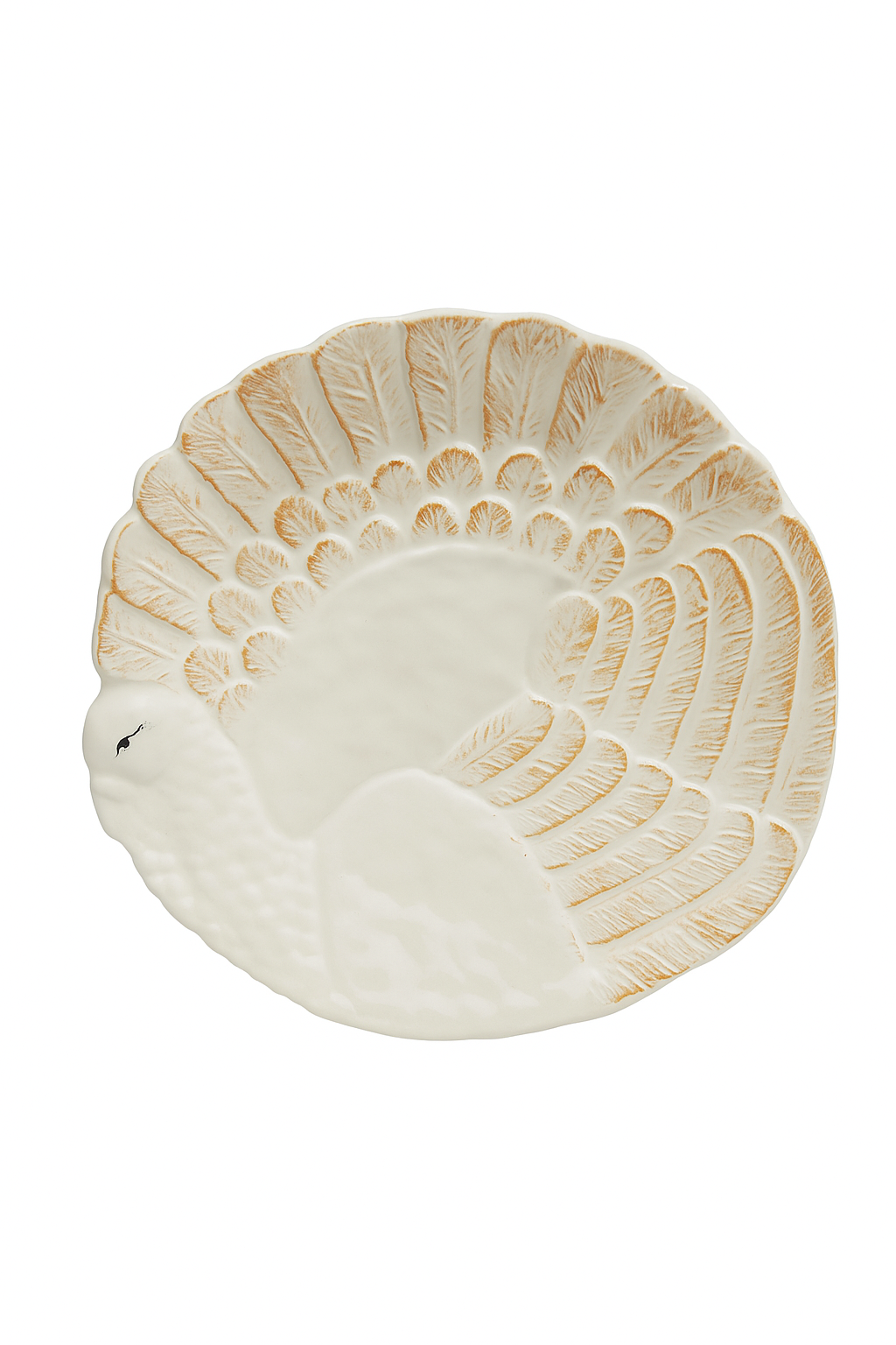 White Turkey plate