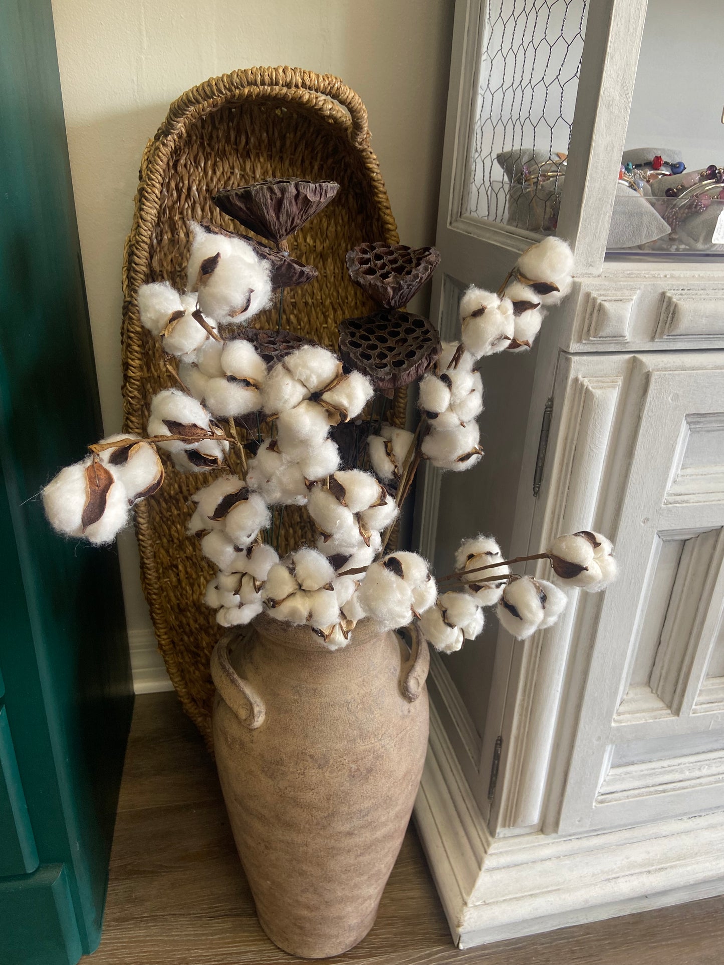 Cotton stems