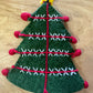 Handmade Wool Felt Tree Bottle Topper with Beads and Embroidery, available in 4 different styles