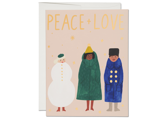 Xmas Friends holiday greeting card