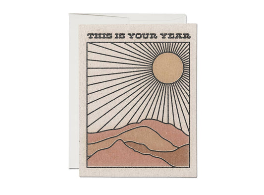 Your Year congratulations greeting card