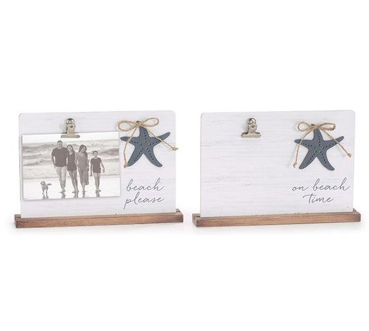 CLIP FRAME WITH ASSORTED BEACH MESSAGES