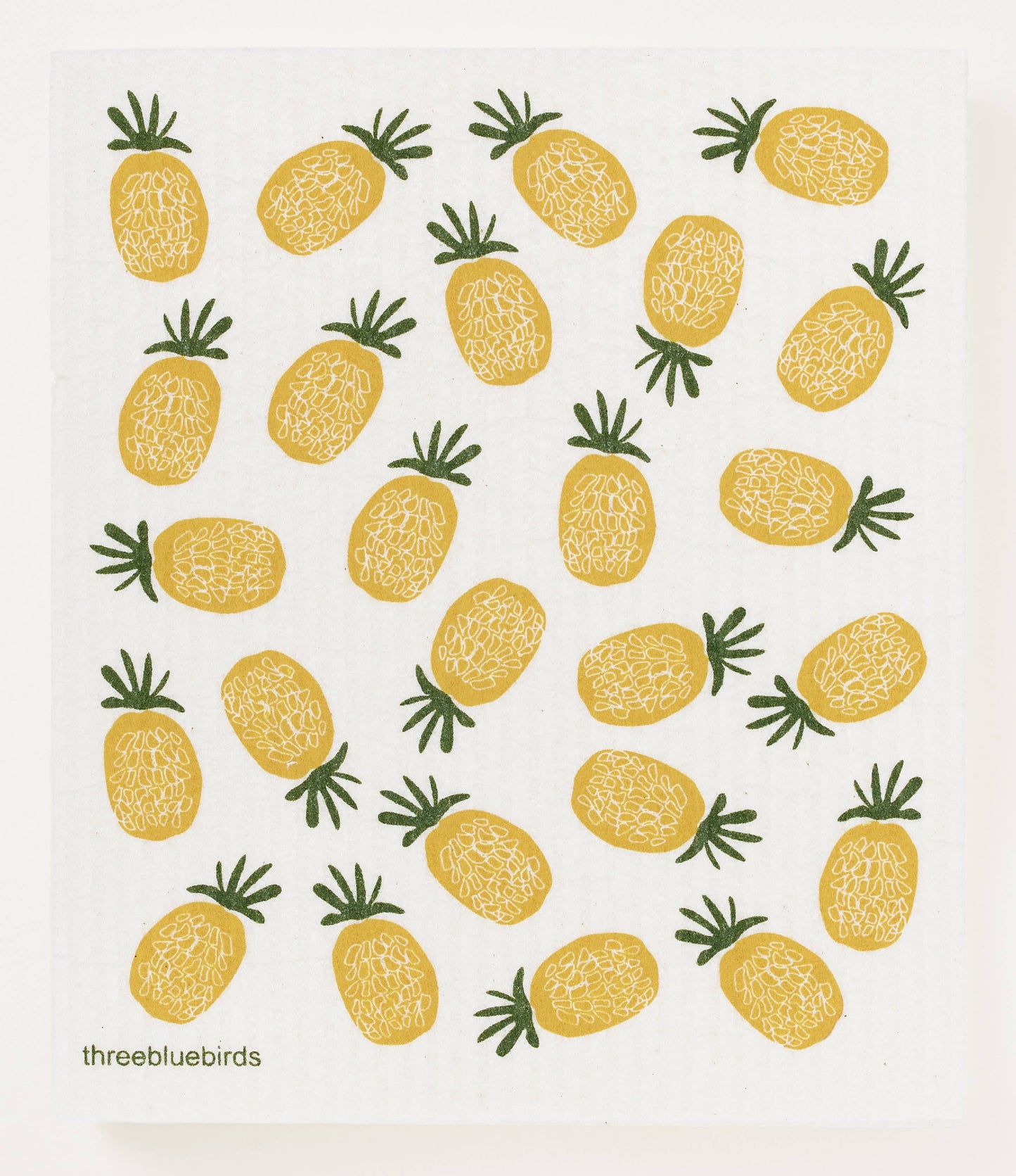 Pineapples Swedish Dishcloth