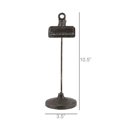 BOOKKEEPERS CLIP ON STAND, METAL