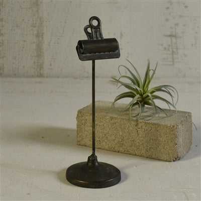 BOOKKEEPERS CLIP ON STAND, METAL