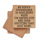 Coaster - My Wife's Superpower Wood Coasters Funny