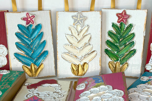 Wish upon a Star | Christmas Tree retro vintage pop